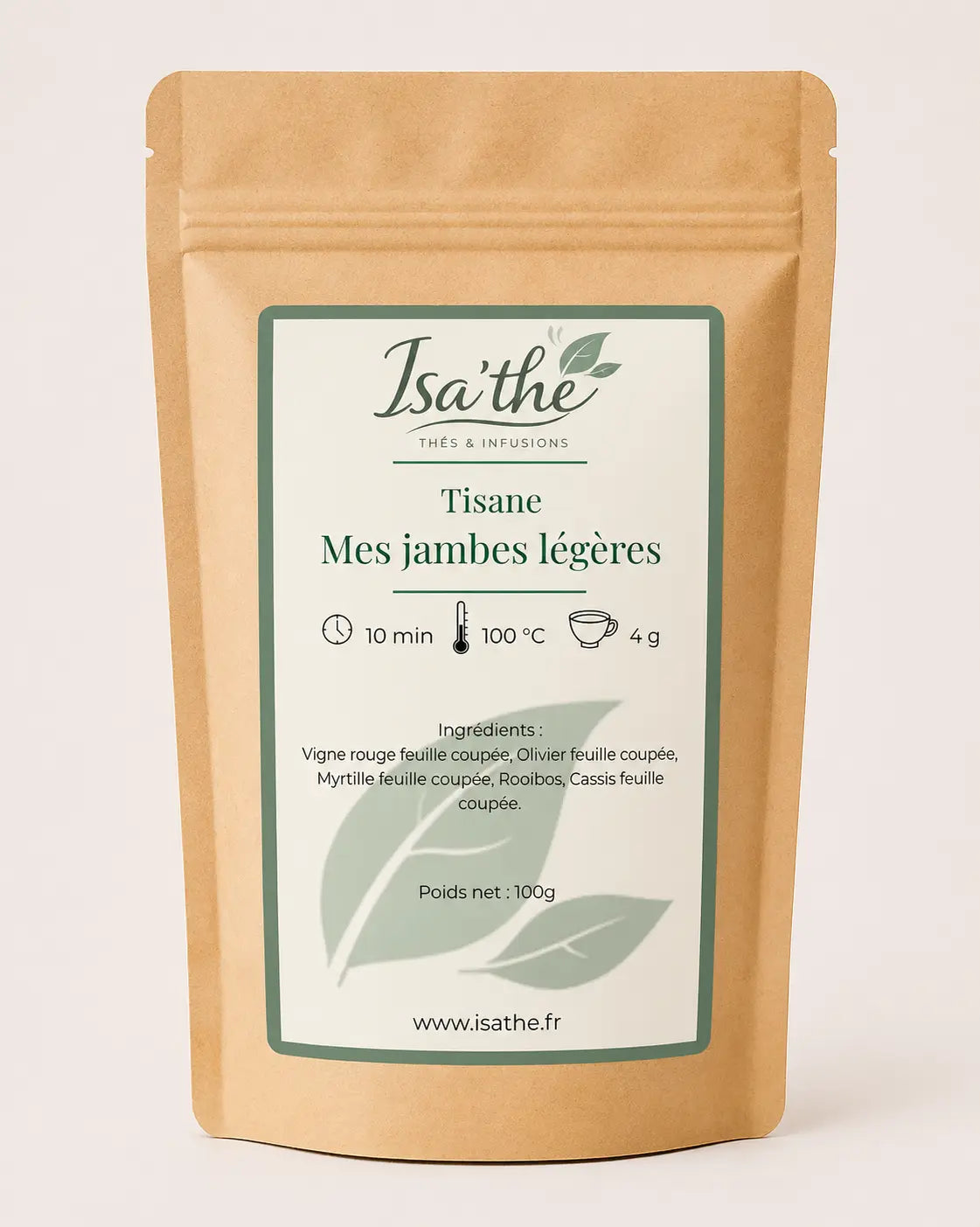 Tisane Jambes Légères Isa'thé
