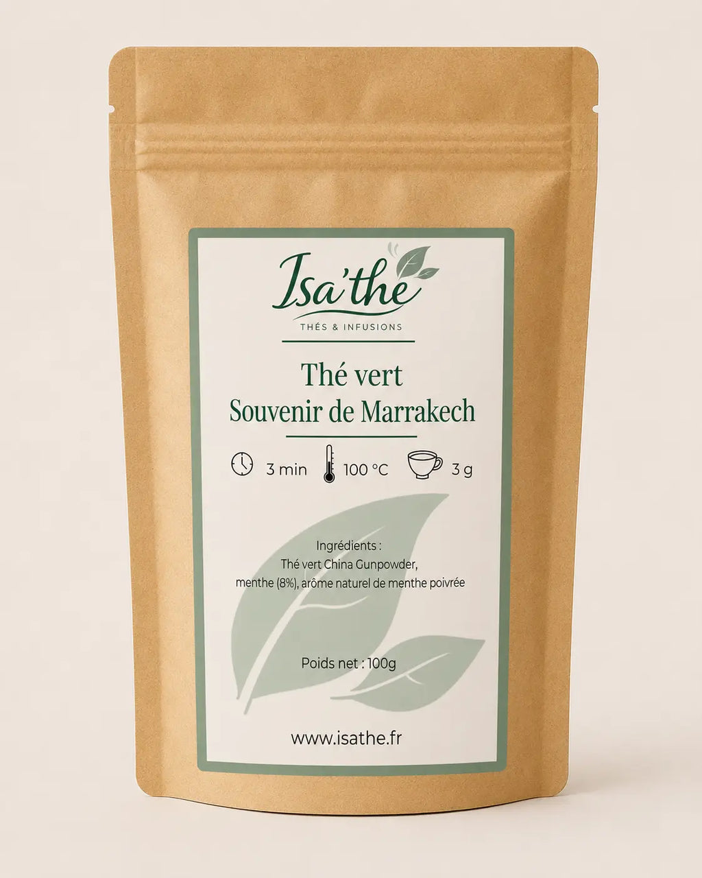 Thé Vert Souvenir de Marrakech Isa'thé
