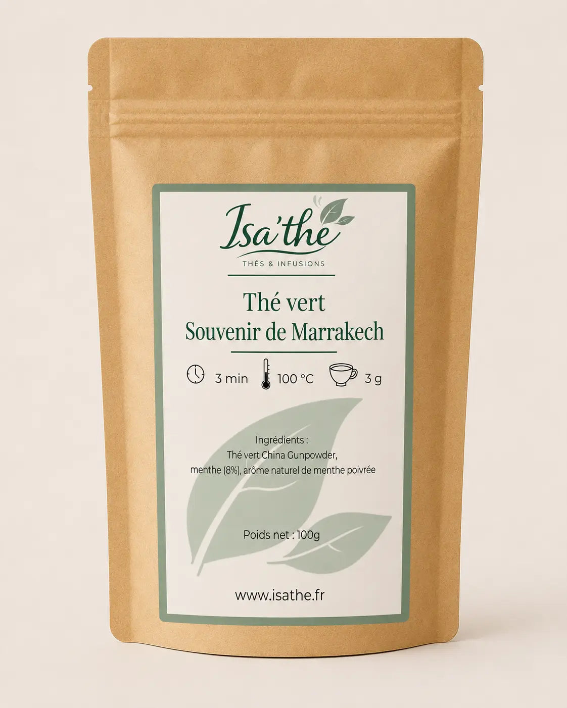 Thé Vert Souvenir de Marrakech Isa'thé